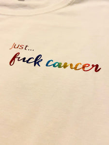 Just... fu*k cancer! - Women's T-Shirt with capped sleeves - Various colours