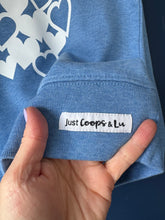 Load image into Gallery viewer, SALE! Organic Sweatshirt. Blue. Size XXS