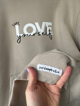 Load image into Gallery viewer, SALE! NEW - Chunky Hoodie - Unisex - Just... Love Yourself&#39;. Size Small
