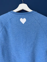 Load image into Gallery viewer, SALE! Organic Sweatshirt. Blue. Size XXS