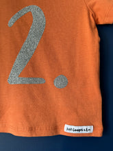 Load image into Gallery viewer, SALE! Kids - Organic Orange Birthday Tee &#39;2