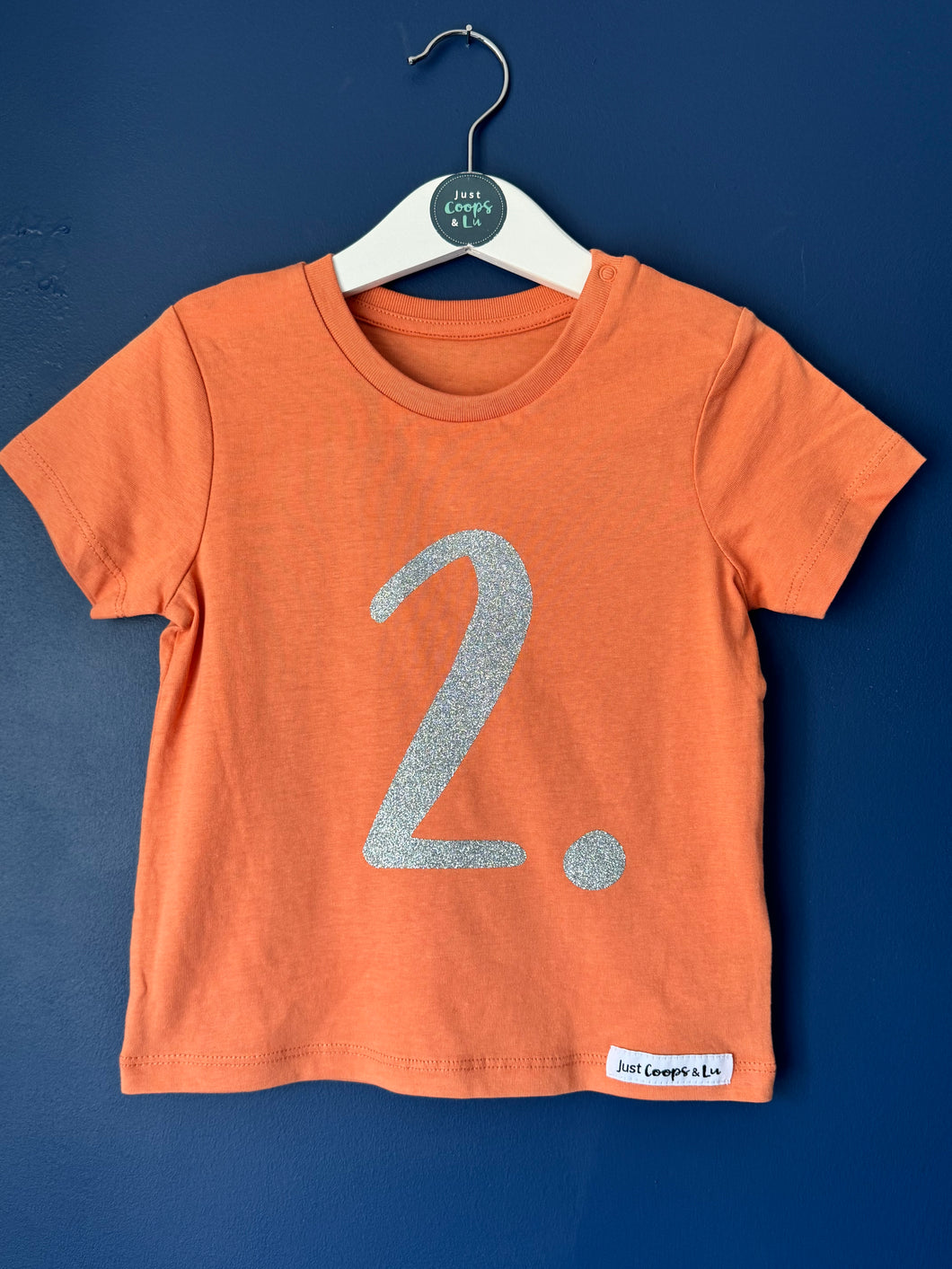 SALE! Kids - Organic Orange Birthday Tee '2