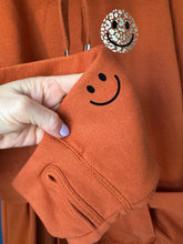 Load image into Gallery viewer, SALE! Small Smiley - Ultimate hoodie - Gingerbread. Size Large