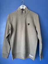 Load image into Gallery viewer, SALE! Quarter Zip Sweatshirt - Cup Of Love. Size XS