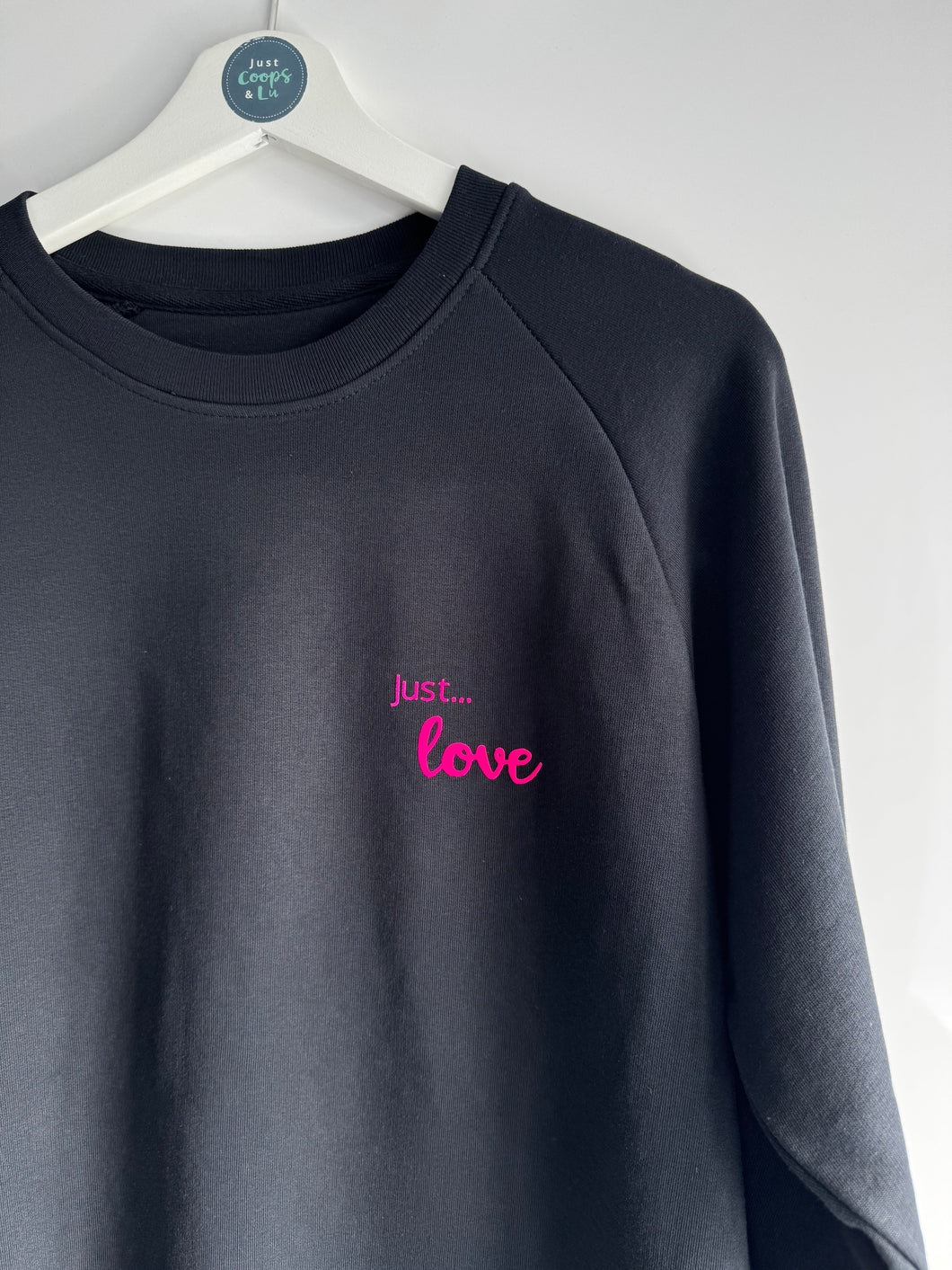SALE! Organic Sweatshirt. Black. Size Medium