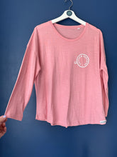 Load image into Gallery viewer, SALE! Organic Women&#39;s 3/4 sleeve T-Shirt - Pink - Size Medium