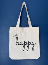 Load image into Gallery viewer, SALE! - Just... Happy - Shopper Tote