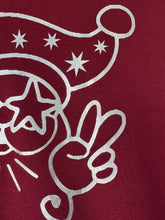 Load image into Gallery viewer, SALE! Organic XMAS Sweatshirt. Women&#39;s Fit. Burgundy. Size Small