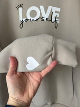 Load image into Gallery viewer, SALE! NEW - Chunky Hoodie - Unisex - Just... Love Yourself&#39;. Size Small
