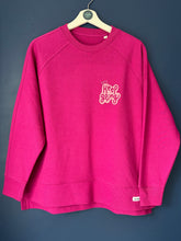 Load image into Gallery viewer, SALE! Women&#39;s Organic oversized sweatshirt - Fuschia. Size Small
