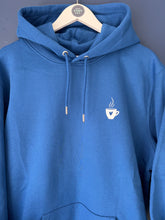 Load image into Gallery viewer, SALE! Unisex Blue Hoodie - Cup Of Love. Size XXL