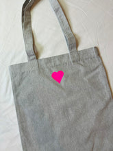 Load image into Gallery viewer, &#39;Just... Love&#39; shopper Grey/Black