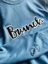 Load image into Gallery viewer, Just... brunch. AW23 Airforce Blue - Sweatshirt/Hoodie