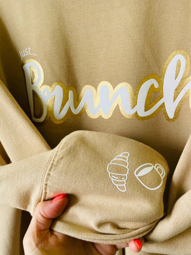 Just... brunch. AW23. Sand - Sweatshirt/Hoodie