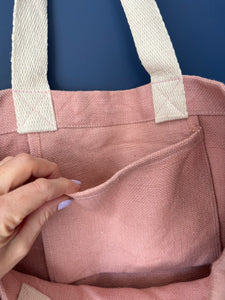 SALE! Soft washed jute beach bag