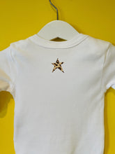 Load image into Gallery viewer, WHITE - Personalised - Organic Baby Vest Long/short sleeves