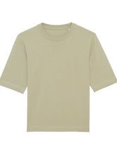 Load image into Gallery viewer, SALE! Women&#39;s Boxy Organic Tee - Size Medium - Khaki