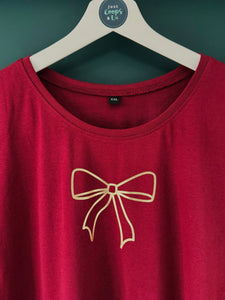 NEW - Bow - Women's T-Shirt with capped sleeves - Various colours