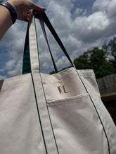 Load image into Gallery viewer, NEW - Cream Tote - Personalised - 2 Sizes