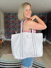Load image into Gallery viewer, NEW - Cream Tote - Personalised - 2 Sizes