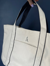 Load image into Gallery viewer, NEW - Cream Tote - Personalised - 2 Sizes