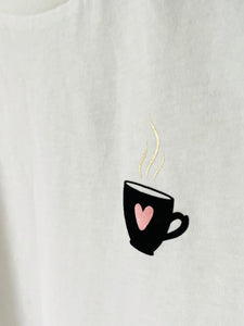 Cup Of Love- Women's T-Shirt with capped sleeves - Various colours