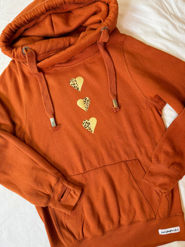 Ultimate Hoodie - Gingerbread Hearts - Size XS - Faulty