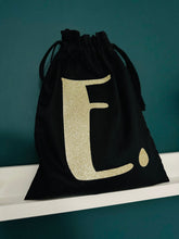 Load image into Gallery viewer, Letter/Number Tee - BLACK - Kids organic Tee