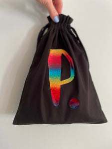 Letter/Number Tee - BLACK - Kids organic Tee