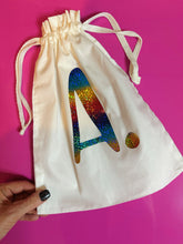 Load image into Gallery viewer, Personalised Organic Cotton Stuff Bag