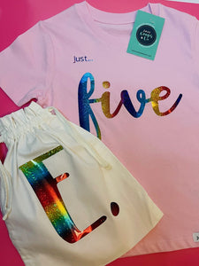 Tie Dye Personalised Kids Tee