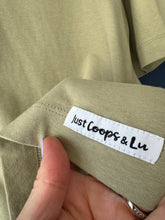 Load image into Gallery viewer, SALE! Women&#39;s Boxy Organic Tee - Size Medium - Khaki