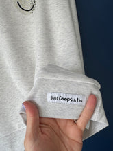 Load image into Gallery viewer, SALE! Organic Sweatshirt. Women&#39;s Fit. Cream Heather. Size Medium