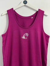 Load image into Gallery viewer, SALE! Women&#39;s Organic Vest Top - Fuschia. Various Sizes