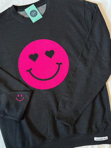 Love Smiley Hoodie/Sweatshirt - Unisex Fit