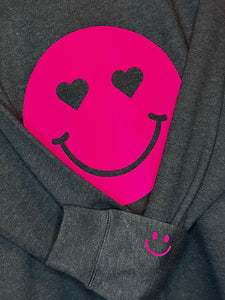 Love Smiley Hoodie/Sweatshirt - Unisex Fit