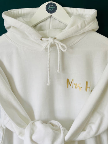 NEW - Just... Married - Sweatshirt/Hoodie with personalisation