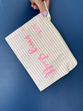 Load image into Gallery viewer, SALE! Accessory Pouch - Just... my stuff - ADD personalisation - slight fault