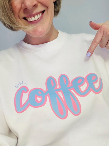 Just... coffee - Sweatshirt/Hoodie WHITE SS24