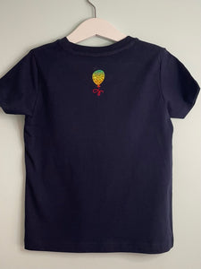 Birthday Tee - NAVY - Kids organic Tee