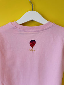 Birthday Tee - Pink - Kids organic Tee