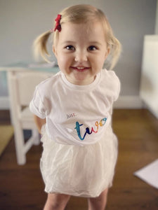 Birthday Tee - WHITE - Kids organic Tee