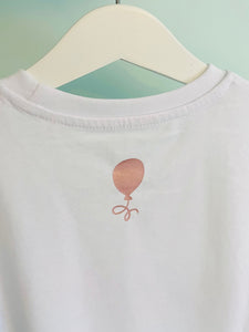 Birthday Tee - WHITE - Kids organic Tee