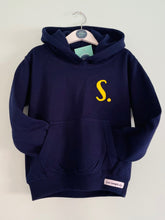 Load image into Gallery viewer, NAVY Kids Hoodie. Personalised.