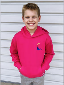 PINK Kids Hoodie. Personalised