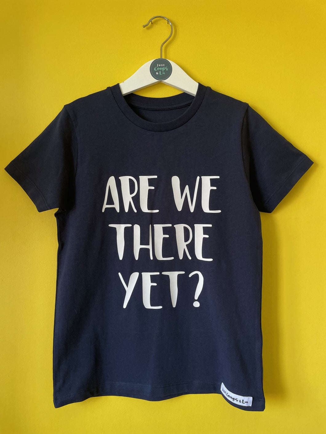 Kids - Are We There Yet? Organic T-shirt - Various colours
