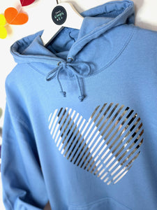 Heart '24 Sweatshirt/Hoodie - Cornflower Blue