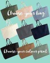 Load image into Gallery viewer, NEW colours! - MEGA bag! Just... my stuff - with personalisation