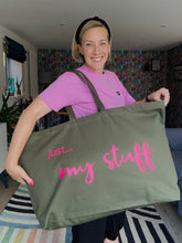 Load image into Gallery viewer, NEW colours! - MEGA bag! Just... my stuff - with personalisation