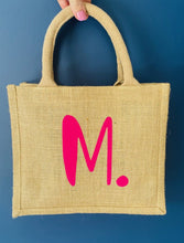 Load image into Gallery viewer, Personalised Name - Mini Jute Bags - Bridesmaids